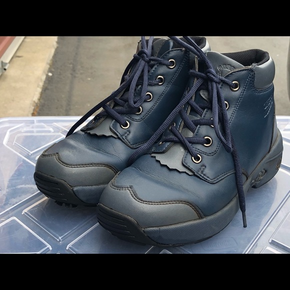 Oregon Mudders Men Navy Blue Golf Boots Size 7.5 - Picture 3 of 11